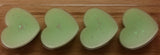 Wax heart shaped clamshell melts